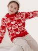 Girls' Fashion Knit Sweater Fashion Long Sleeve Round Neck Soft Polyester Top For Spring Autumn Winter_viptrois.com
