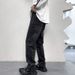 Men's Clothing Personalized Design Jeans Autumn Slim Loose Large Size Drape Mopping Wide Leg Long Pants_viptrois.com