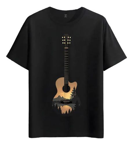 Tshirt Muscle Freaks Guitar Landscape 2026 Acoustic Style_viptrois.com