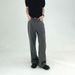 "Men's Relaxed Fit Commuter Trousers - Stretch Blend Wide-Leg Dress Pants With Flared Hem & Anti-Wrinkle Tech (Office To Casual)"_viptrois.com
