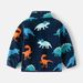 XUANMU Boys Girls Padded Jacket Outside Cartoon Dinosaur Toddler Zipper Standing Collar Jacket XB093_viptrois.com