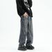 Wide Jeans Loose Straight Leg 2025 New High Street Men's Autumn And Winter Thick Workwear Pants_viptrois.com