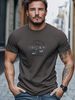 Men's 100% Cotton Stretch Fabric T-Shirt Casual Round Neck Short Sleeve With Print Ideal Gift Comfortable And Breathable For All Seasons Gift For Men_viptrois.com