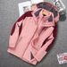 Men's Clothing Outdoor Three-in-One Charge Clothes Fleece Waterproof Two-Piece Set for Middle-aged and Elderly People's Warm Mountaineering Suit _viptrois.com