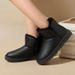 New cotton shoes for men plus thick snow boots for men outdoor warm cotton shoes_viptrois.com
