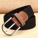 Unisex 39 color elastic woven elastic belt men's and women's belt canvas belt_viptrois.com