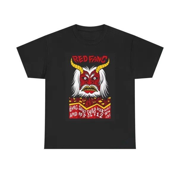 RedFang Tshirt Classic Rock Retro Merch Graphic Retro Unisex Heavy Cotton Tee_viptrois.com