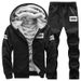 Men's Clothing 2026 Autumn And Winter Style Plus Velvet Thickened Sports Leisure Two-piece Men's Suit Cross-border_viptrois.com