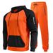 Men's Fleece-Lined Hoodie & Jogger Set - Heavyweight Winter Activewear For Outdoor & Casual Wear_viptrois.com