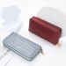 Wallet Card Cases Women Wallet Simple TextureFashion Popular Crocodile Pattern Pu Double Zipper Clutch Bag_viptrois.com