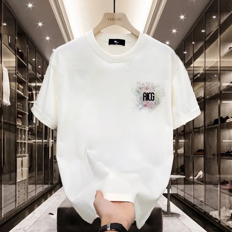American Style Cool Stylish Pure Cotton T-shirt For Young Men Women, Summer Ins Trendy_viptrois.com