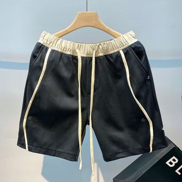 Men's Sports Shorts Summer Basketball Fitness Running Loose Casual Mid Waist Length_viptrois.com