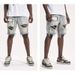 Suitable For All Seasons High Street Distressed For Men Plus Size Vintage Frayed Hem Beggar Jeans Five-Point Shorts Ins_viptrois.com