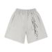 Men's Clothing Zipper Pocket Elastic Embroidery Casual Shorts Sweatpants High Street Kpop Pants Y2k Shorts_viptrois.com