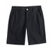 Summer Men's Lyocell Casual Shorts Side Slit Slim Fit Versatile Luxury Five Point Mid Length Trousers_viptrois.com