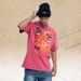2026 New Street Style Loose Short-Sleeve Men's T-Shirt Youth Fashion 300g Printed Washed_viptrois.com