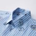 Men’s Digital Print Long-Sleeve Shirt -Inspired, 100% Cotton, Slim Fit (Light Blue Stripe)_viptrois.com