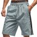 Men's Side-Zip Cargo Shorts – American Hip-Hop Style 5-Inch Inseam Beach & Streetwear Shorts_viptrois.com