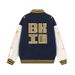 Stand Collar Autumn Winter American Trendy Brand Patch Embroidery Baseball Unisex College Style Versatile Couple Jacket_viptrois.com