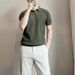 Men's Slim-Fit Ice Silk Polo Shirt – Breathable Short-Sleeve Business Casual Top (M-3XL, Moisture-Wicking, Lightweight, Machine Washable)_viptrois.com
