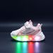 Spring And Autumn New 2025 Children's Sports Shoes Net Beaded LED Luminous Children's Shoes 1 6 Years Old Girls Sports Shoes Casual Shoes_viptrois.com