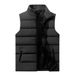 Winter Warm And Fashionable Cotton Men's Zipper Pocket Vest Stand Collar Jacket_viptrois.com