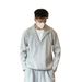 Fashion Versatile High-End Two-Piece Design Simple Casual Long Sleeve Autumn Unisex Couple Pullover Sweatshirt_viptrois.com