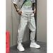 Men's 3-Stripe Jogger Pants Lightweight Breathable Stretch Fit Adjustable Drawstring Casual Streetwear Summer Stylish Contrast_viptrois.com