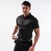 Men's Clothing Four Sided High Elastic Shirt Men's Short Sleeved Non Iron Anti Wrinkle Men's Shirt Men's Clothing_viptrois.com