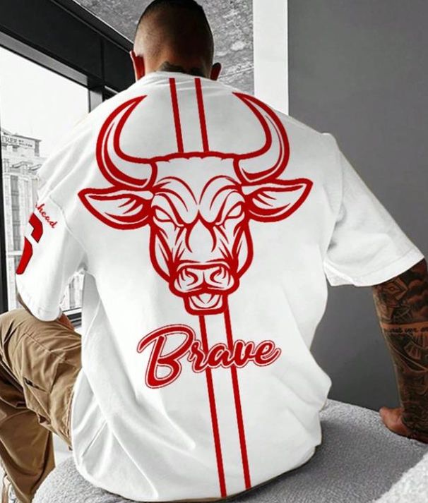 Men's Clothing Summer New Japanese Retro Suede Short Sleeved Men's T Shirt Solid Color Back Print Round Neck Short Sleeves_viptrois.com