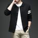 Men’s Slim-Fit Knit Cardigan – Long Sleeve Lapel Sweater (Black/Gray/Navy/Beige, S-4XL, Machine Washable)_viptrois.com