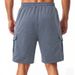 Men's Cargo Shorts With Multiple Pockets, Heavyweight Casual Athletic Military Style Short Pants For Summer_viptrois.com