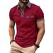 Hot-selling 2025 European And American Men's Summer Polo Shirt With Turn-down Collar, Short Sleeve, 3DT Casual Top,_viptrois.com