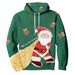 Pure 2025 Cross-Border European And American Winter New Christmas Digital Loose Men's Casual Hooded Sweatshirt_viptrois.com