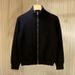 Men's Stylish High-Neck Zip-Up Knit Cardigan Warm Winter Pullover Sweater With Stand Collar, Breathable & Stretchable, Casual Chic For Urban Fashion_viptrois.com