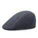 Men's Duckbill Autumn Winter Wool Korean Style Beret Warm Thick Versatile Middle-aged And Elderly Forward Hat_viptrois.com