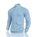 Men's High Neck Knit Sweater Winter Cable Pullover Slim Fit Long Sleeve Casual Warm Turtleneck Jumper For Autumn_viptrois.com