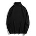 High Neck Sweater For Men, Solid Color Slim Fit Knit Sweater, Bottom Layer Sweater, T-shirt, Sweater_viptrois.com
