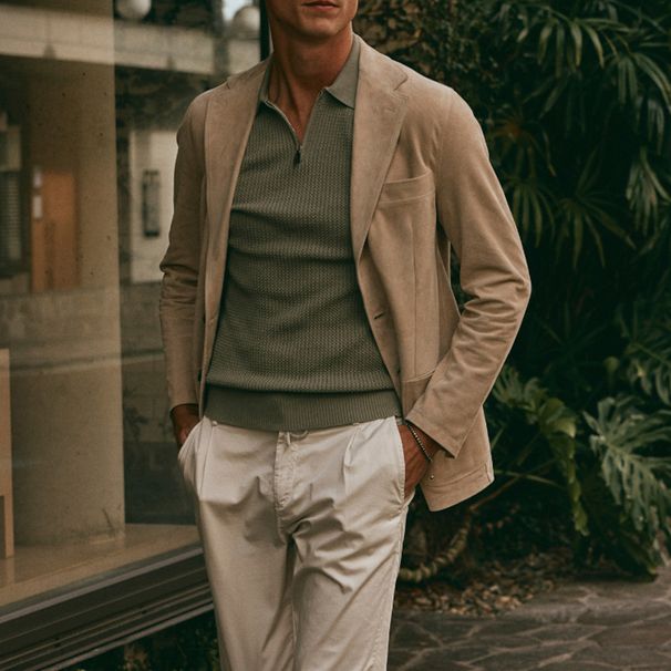 Casual Men's Autumn And Winter Business Style Jacket Fashion Lapel Suit Jacket Men's Clothing Wholesale_viptrois.com
