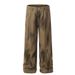 Wasteland Style Tie-Dye Vintage Dirty Jeans For Men, Trendy Brand With Wrinkled Design, Spray Paint Loose Wide-Leg_viptrois.com