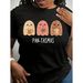 Camiseta Divertida Pantasmas, Camisetas Conchas Fantasma Lindas, Latina, Camiseta Mexicana, Regalo Halloween Para Mujer_viptrois.com