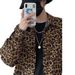 Leopard Print Long-sleeve Stylish Cool Spring And Autumn High Street Hong Kong Style Shirt, Versatile Men's Clothing,_viptrois.com