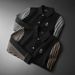 Loom European Station Autumn Winter New Sweater Cardigan Jacket Men's Turn-Down Collar Knitwear Trendy Striped Casual Coat_viptrois.com