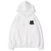 Trendy New Printed Hooded Sweatshirt With Casual And Fashionable Design, Versatile And Loose Top_viptrois.com