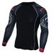 Men's Clothing sports tights, cool and fashionable, flower arm sports quick-drying fitness clothes, long sleeves, large size, breathable_viptrois.com