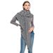 Unisex Spring and winter women's shawls black and white thousand birds square scarf scarf_viptrois.com