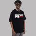 Summer Small Neckline American Retro Trendy Brand High Street Letter Round Neck Short-sleeved T-shirt Men's And Women's Hip-hop Loose Top_viptrois.com