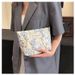 Women's Clutches & Evening Bags Gentle Cosmetic Bag Embossed Portable Travel Storage Wash Bag Large Canvas Cosmetic Bag_viptrois.com