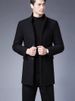 Loom Loom 2024 European And American Foreign Trade Autumn Winter Wool Mid-Length Trench Coat Men's Jacket With Cotton_viptrois.com