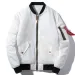 2024 Winter Men's Women's Bomber Pilot Jacket: Solid Color Baseball Hooded Windbreaker_viptrois.com